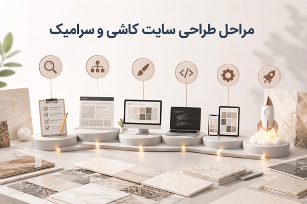 مراحل راه‌اندازی سایت کاشی و سرامیک